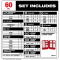 Milwaukee 60PC SHOCKWAVE Impact Duty Drill & Drive Set